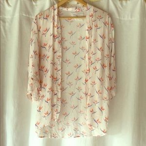 ACACIA bird of paradise kimono